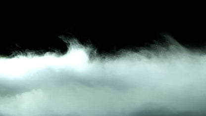 White smoke effect on a black background