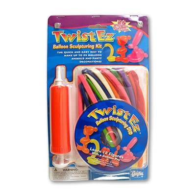 Twist EZ Balloon Sculpturing Kit w/ DVD - MagicKits.com Magic Shop