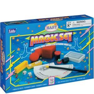 Box of a magic set with colorful design and text on a white background