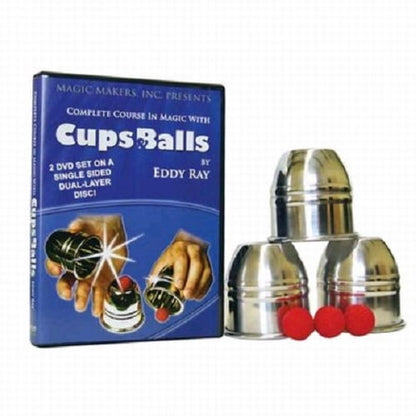 Cups and Balls with Eddy Ray DVD Combo Set - MagicKits.com Magic Shop