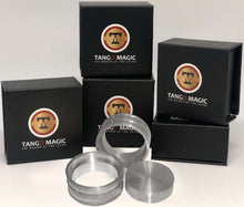 Tang Magic coin magic set with packaging on a white background
