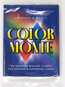 Packaging of Emerson & West's Color Monte product with colorful design and text.