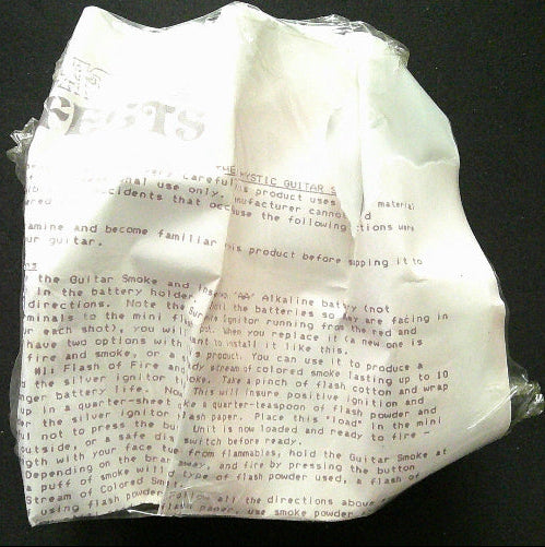 White paper with text on a black background