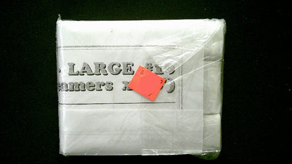 Packaged product with a price tag on a black background