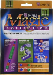 Empire Magic Collection packaging with various magic tricks on a blue background
