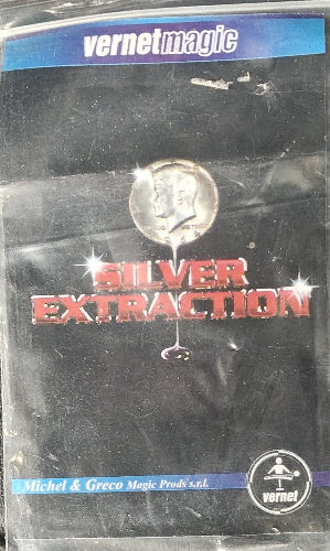 VHS tape cover of 'Silver Extraction' by Vernet Magic with a silver coin image.