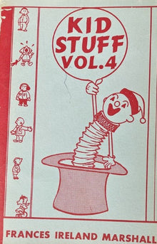 Book cover of 'Kid Stuff Vol. 4' with a cartoon character and text on a red and white background.