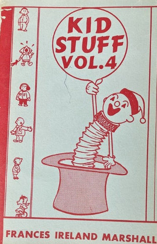 Book cover of 'Kid Stuff Vol. 4' with a cartoon character and text on a red and white background.