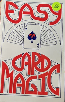 Card with playing card design and 'Easa Magic' branding on a white background