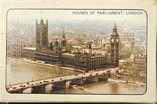 Vintage postcard of the Houses of Parliament and Big Ben in London
