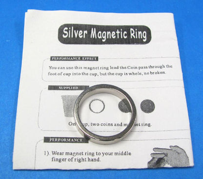 Magnetic PK Ring – Gold or Silver – 2.2 cm