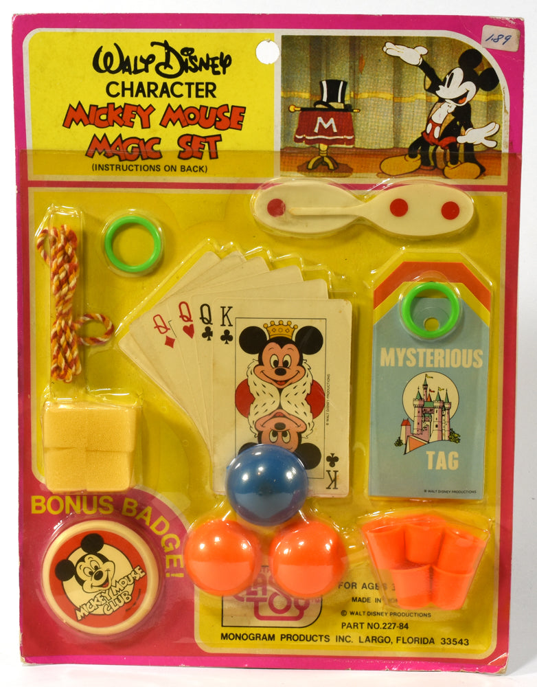 Walt Disney Mickey Mouse Magic Set – Complete and Unopened