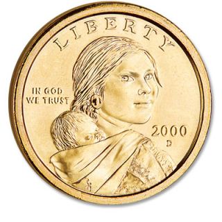 Gold coin with a portrait and 'Liberty' text on a white background