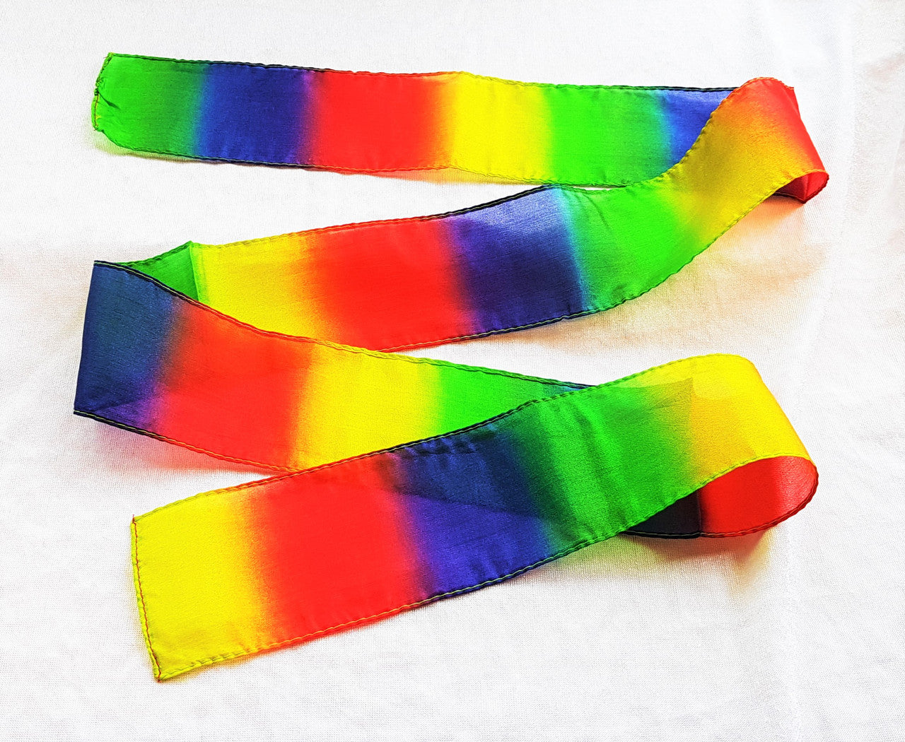 5-Foot Rainbow Silk Streamer – A Beautiful, Visual Production