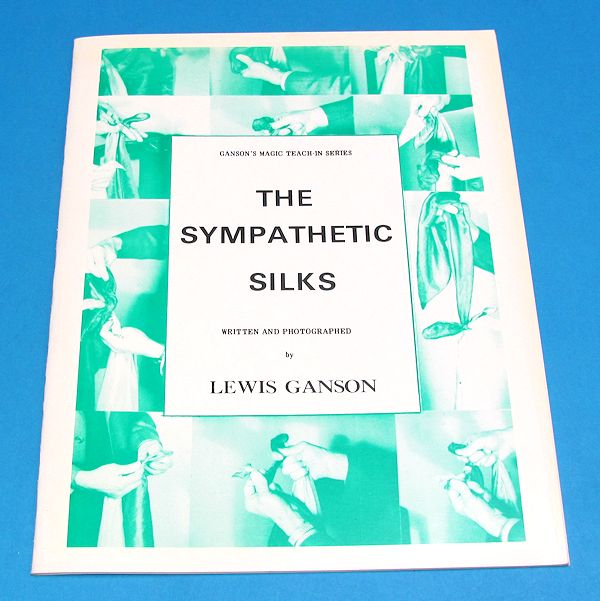 Book cover of 'Sympathetic Silks' by Lewis Ganson with floral design