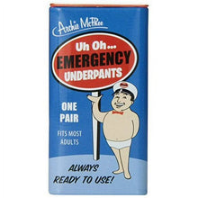 Emergency Underpants – Disposable Unisex Underwear in a Tin