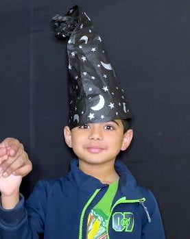 Mixed Wizard &amp; Blue Hat Tear – Tissue Paper Tear to Hat Effect