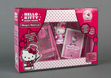 Hello Kitty magic rescue toy set packaging on a gray background
