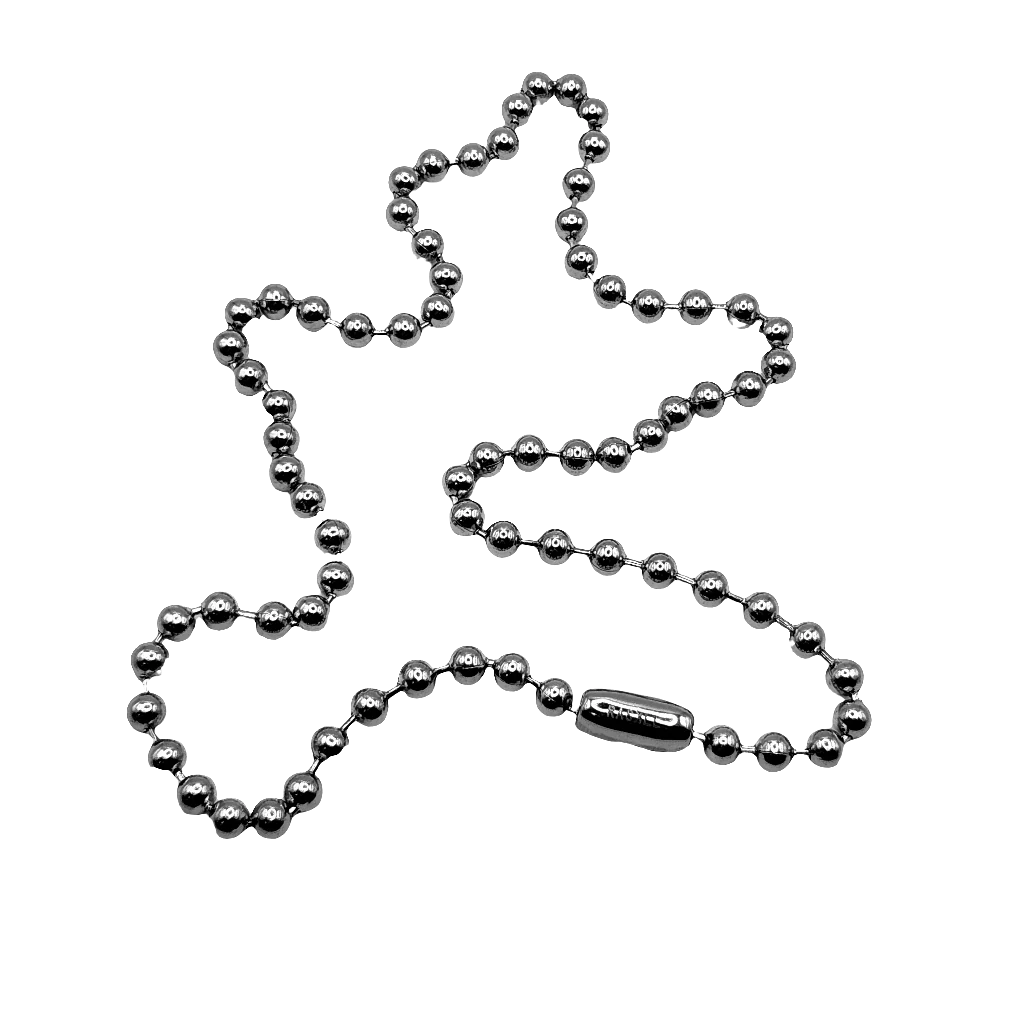 32-Inch Silver Ball Chain – Perfect Replacement for Your “Tagged Trick”