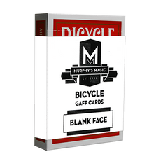Blank Face Bicycle Cards (Red)