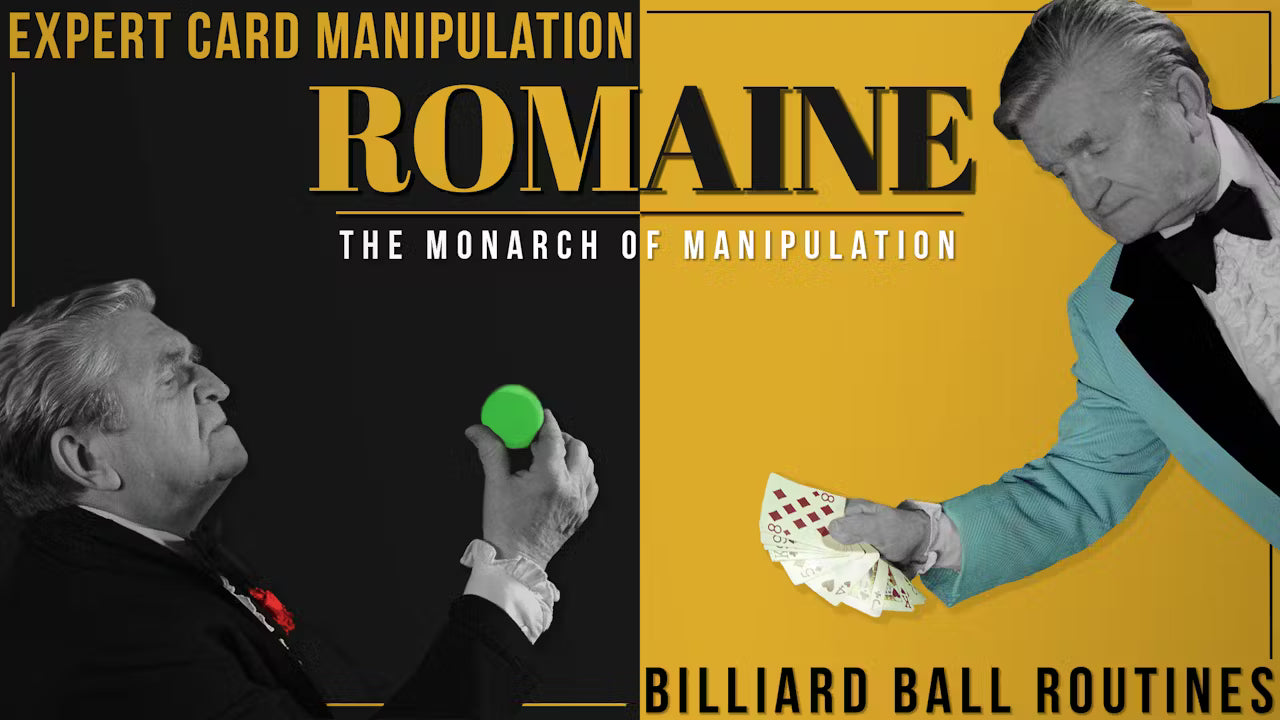 Romaine – Card &amp; Billiard Ball Manipulation Masterclass (1-DVD 2 sides)