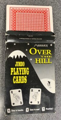 Over the Hill Jumbo Playing Cards - MagicKits.com Magic Shop