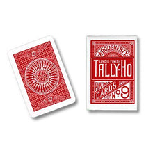 Tally Ho Poker Cards Circle Red Back - MagicKits.com Magic Shop