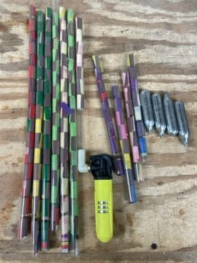 Small Hand Held CO2 Fired Confetti Cannon - MagicKits.com Magic Shop