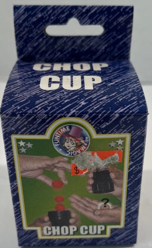 Box of Chop Cup game on a white background