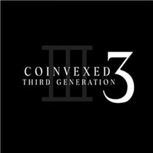 Logo for 'Coinvexed Third Generation III' on a black background