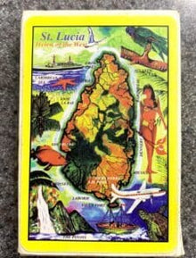 St. Lucia Playing Cards - MagicKits.com Magic Shop
