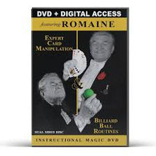 Romaine – Card &amp; Billiard Ball Manipulation Masterclass (1-DVD 2 sides)