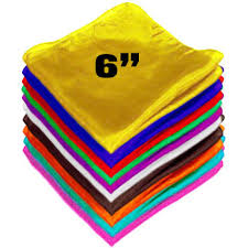 6 Inch Plain Silk for Magic Tricks