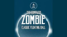 Promotional graphic for 'The Complete Zombie Classic Floating Ball' with a blue background and visible brand logo.