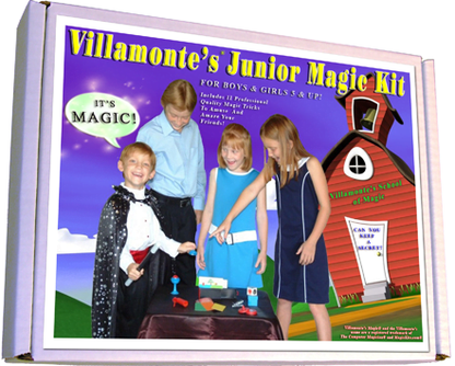 Villamonte's Junior Magic Kit (Boy Magician Cover) - MagicKits.com Magic Shop
