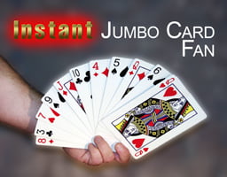 Instant Jumbo Card Fan - MagicKits.com Magic Shop