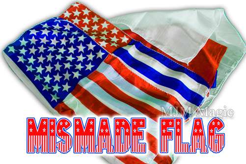 American flag with the red, white, and blue mixed on.