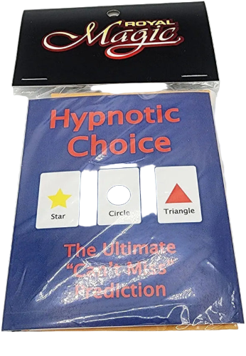 Packaged product titled 'Hypnotic Choice' by Royal Magic on a white background.