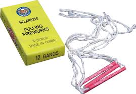 12 packs - Pull String Fireworks Prank