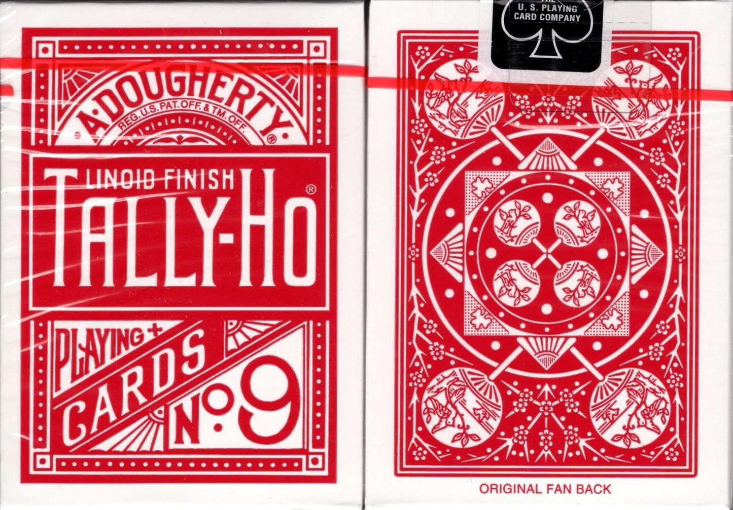 Tally-Ho Cards Back Poker Size Playing Cards
