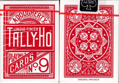 Tally-Ho Cards Back Poker Size Playing Cards