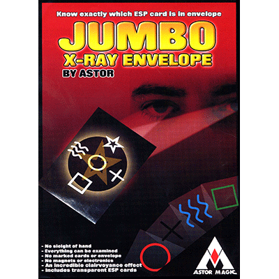 Jumbo X-Ray Envelope by Astor with red and black design