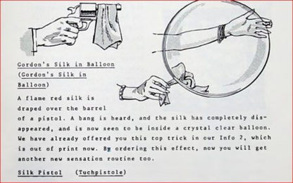 Gorden’s Silk in Balloon by Magic Hands