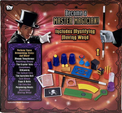 75 Amazing Magic Trick Set – Includes Magician's Wand