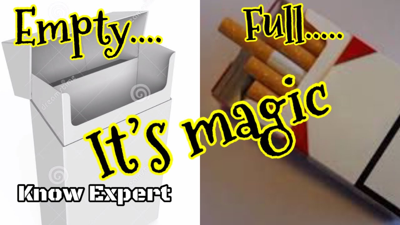 Self-Filling Cigarette Box – Realistic 3D Visual Magic Trick