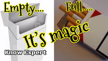 Self-Filling Cigarette Box – Realistic 3D Visual Magic Trick