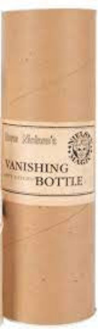 Vanishing Bottle packaging with brown cardboard tube and label