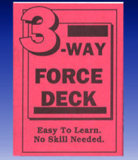 Red card with '3-Way Force Deck' text on a blue gradient background
