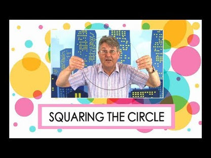 Squaring the Circle Illusion – Vintage Metal Transformation Prop (Used)