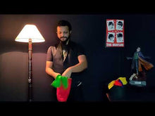 Plush Velvet Change Bag with Gold Trim